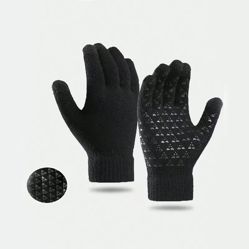 Versatile Fleece-Lined Touchscreen Gloves