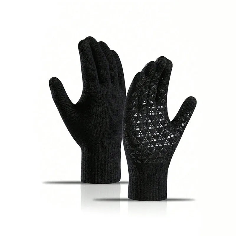 Versatile Fleece-Lined Touchscreen Gloves