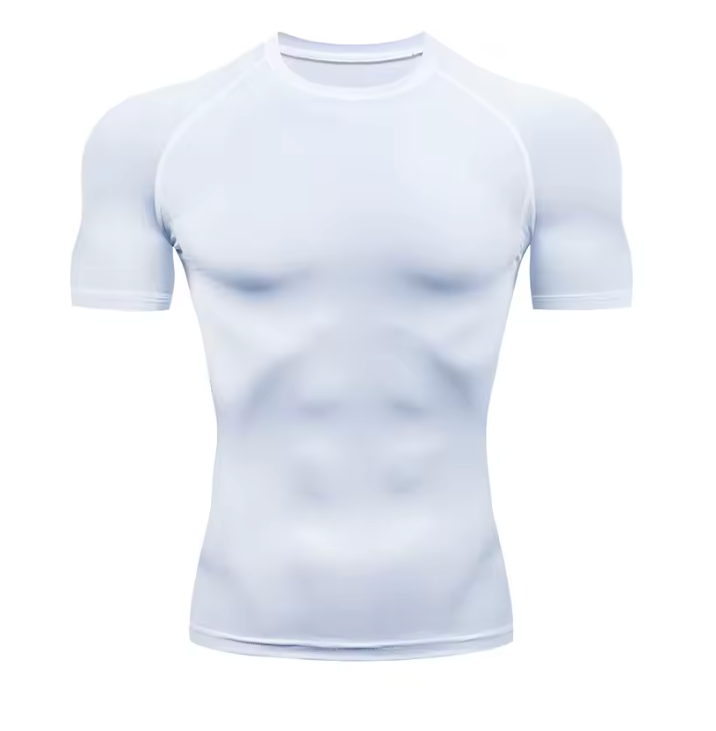 Men’s Compression Running T-Shirt – Short Sleeve Athletic Gym & Fitness Sports Top