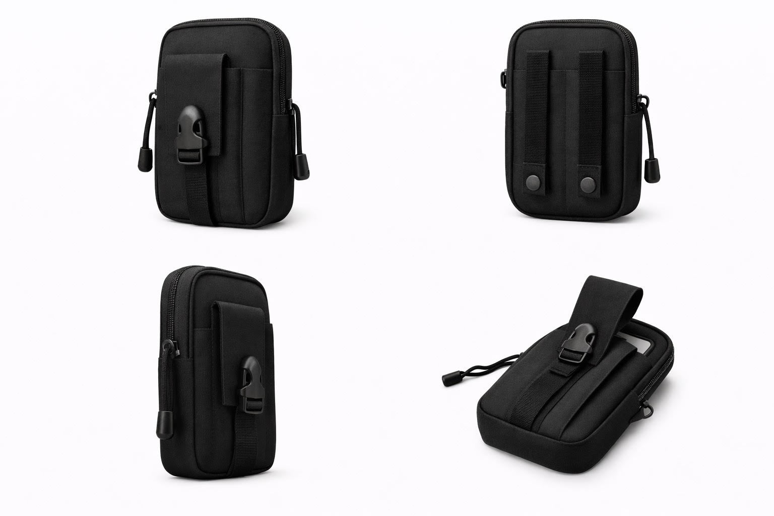 Men’s Waterproof Waist Bag – Mobile Phone Pouch & Casual Small Pack